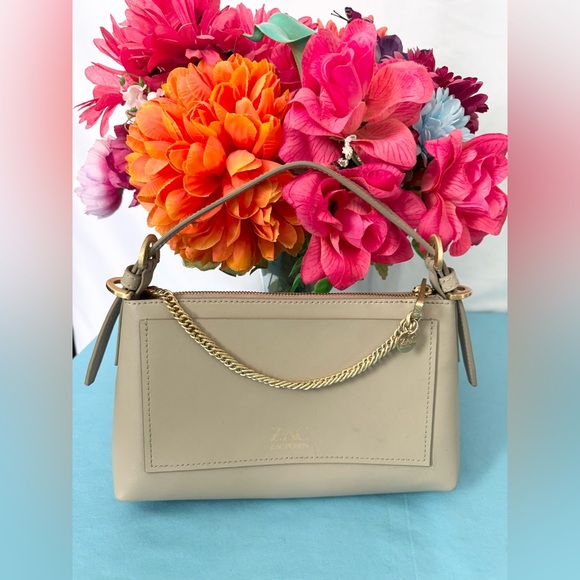 ZAC Zac Posen Handbags - Zac Posen Eartha EUC leather top handle purse